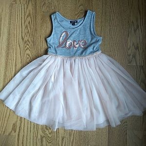 Pink fairytale LOVE dress